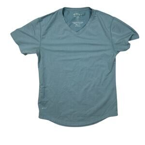 Bylt Mens Size M Drop Cut V-Neck Lux Short Sleeve Shirt